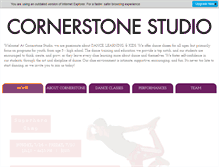 Tablet Screenshot of cornerstonestudio.com